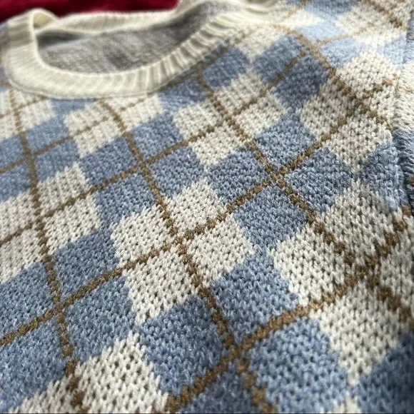 Pattern crop sweater  - Picture 4 of 9